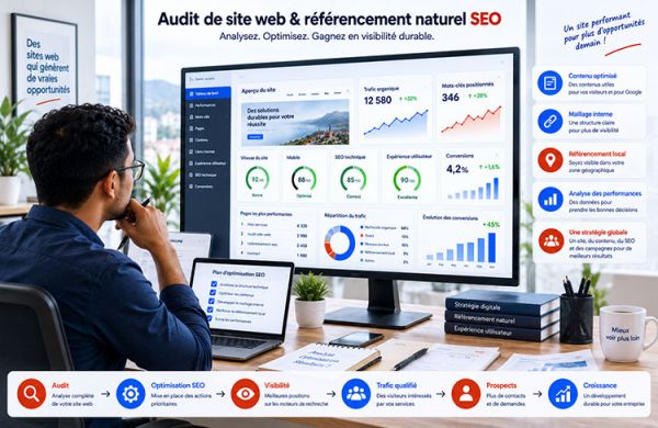 Audit de site web et référencement naturel SEO : deux leviers essentiels pour développer sa visibilité